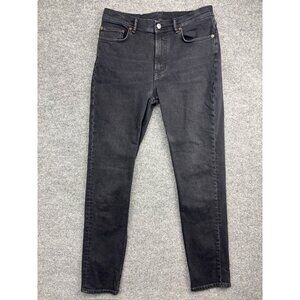 Acne Studios Skinny Jeans Women's 28 Black Denim High Rise Ankle Pockets Stretch